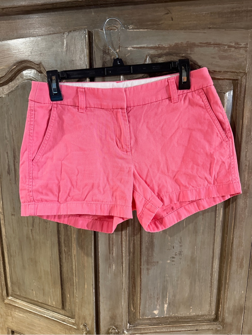 J. Crew Coral Pink Chino Shorts